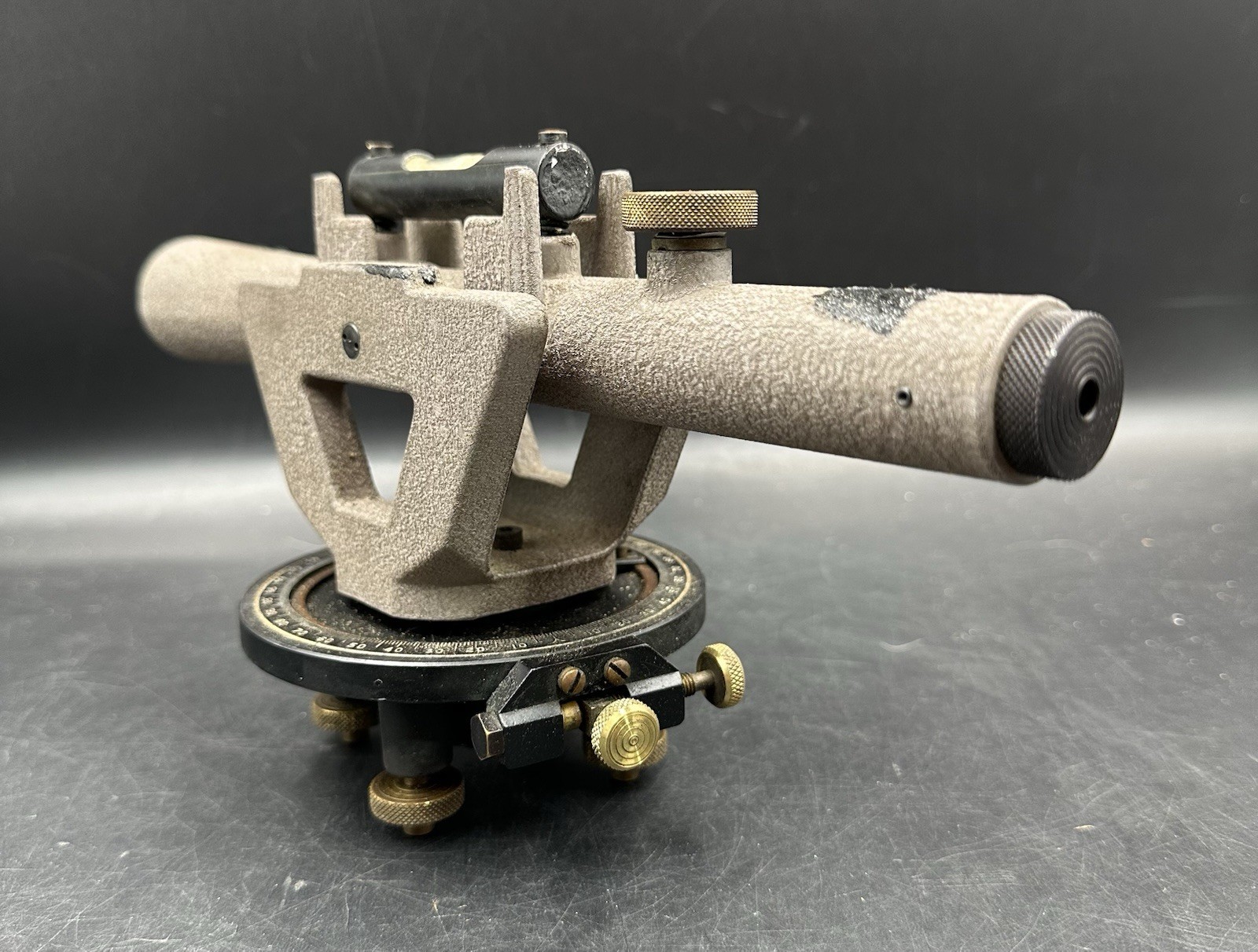 Vintage Sears Roebuck Surveyor Transit Tripod Range Rod Prism Pole Theodolite