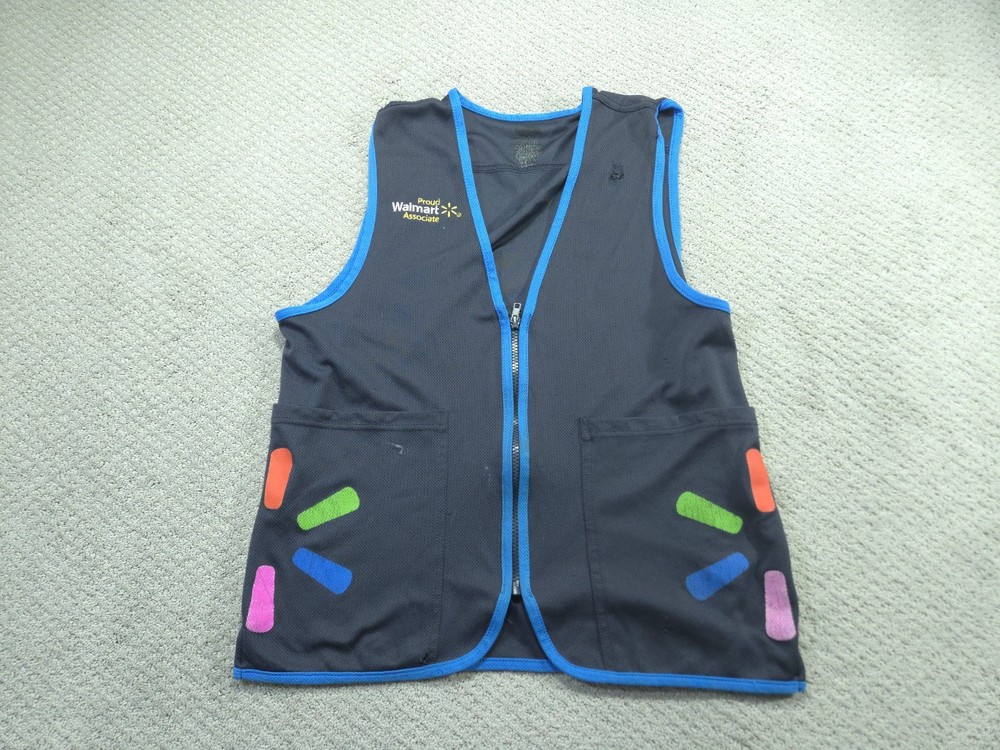 Walmart Vest Womens Extra Small Work Employee Associate Uniform Recycle Bottles