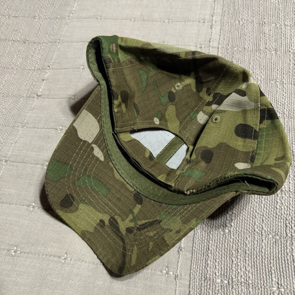 Eagle Crest Camouflage Hat with Removable American Flag Patch