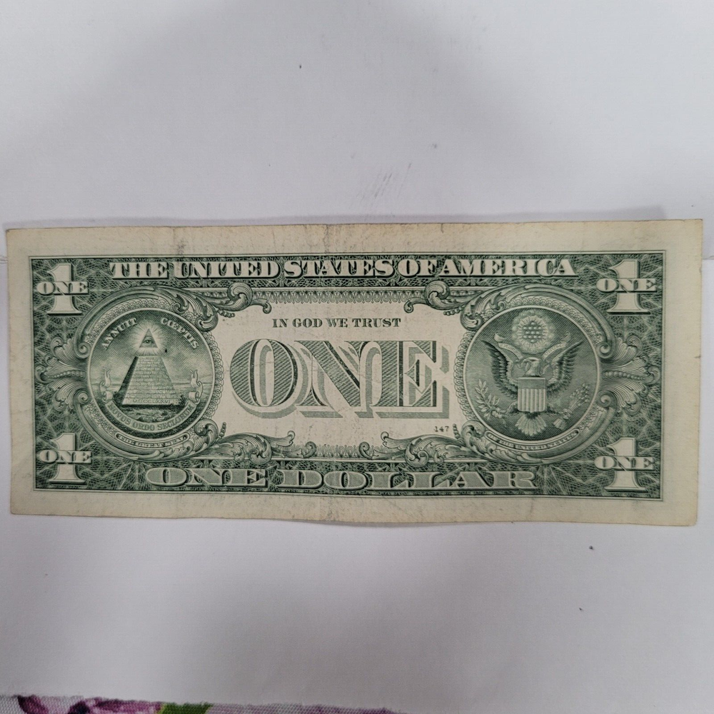 2 -1 dollar odometer error notes.( 2 note lot).