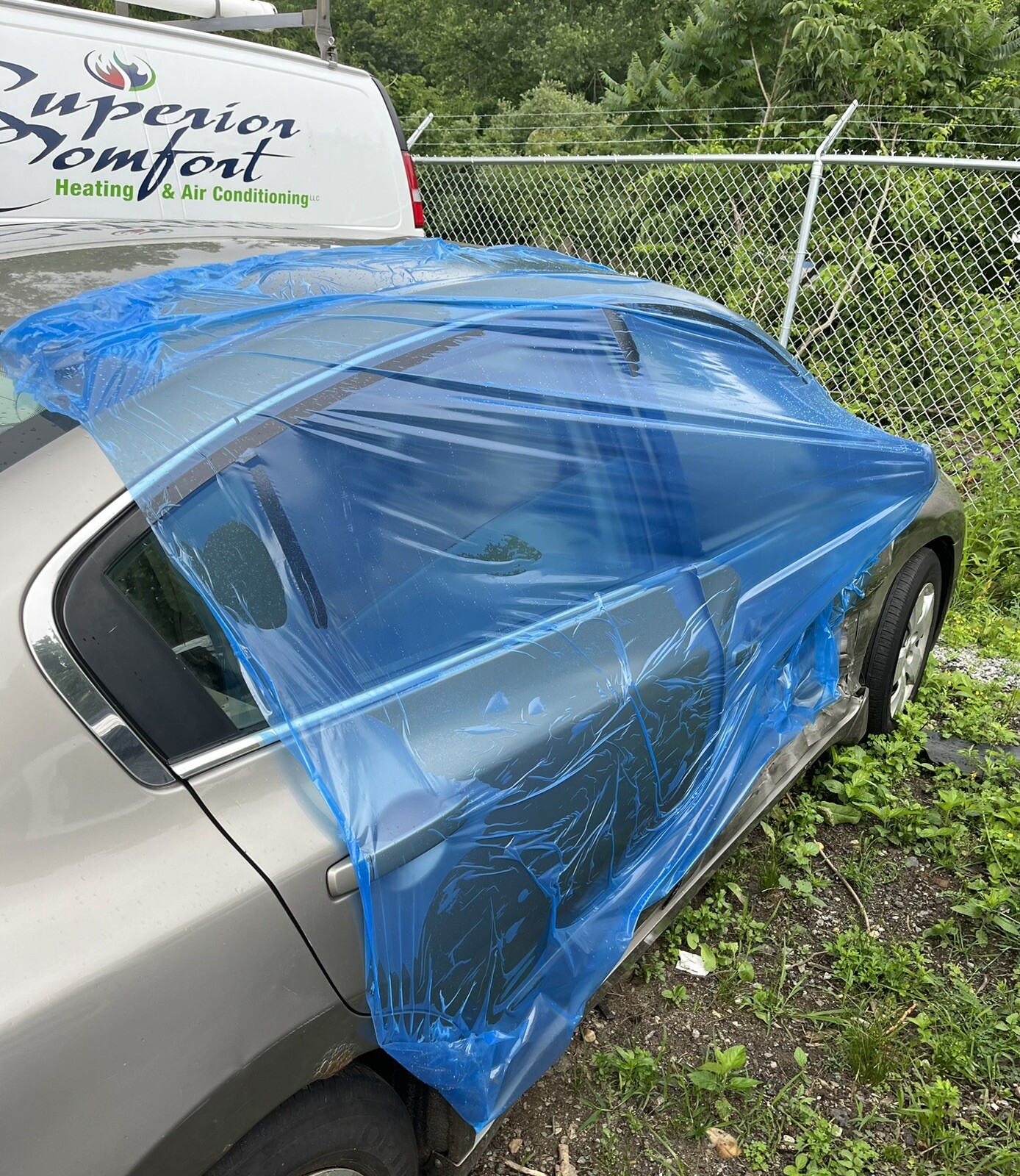 Crash Wrap-Collision Wrap Film 36" x 200'(600sq.ft.)No-Residue-UV-Our Pictures