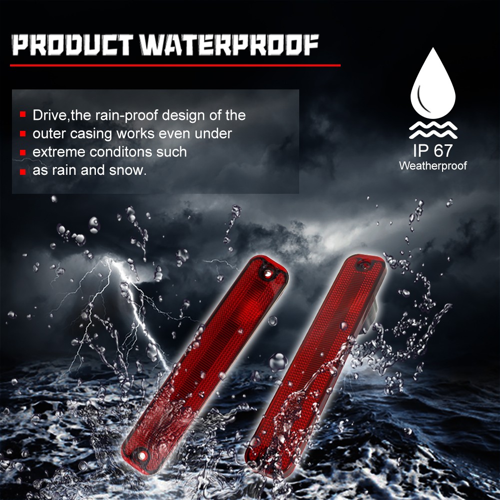 8pcs For FORD F100 F150 F250 E150 Truck 1973-1979 Tail Light Front & Side Marker