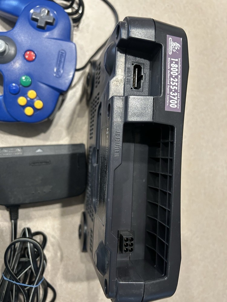 Nintendo 64 Game Console And Controller