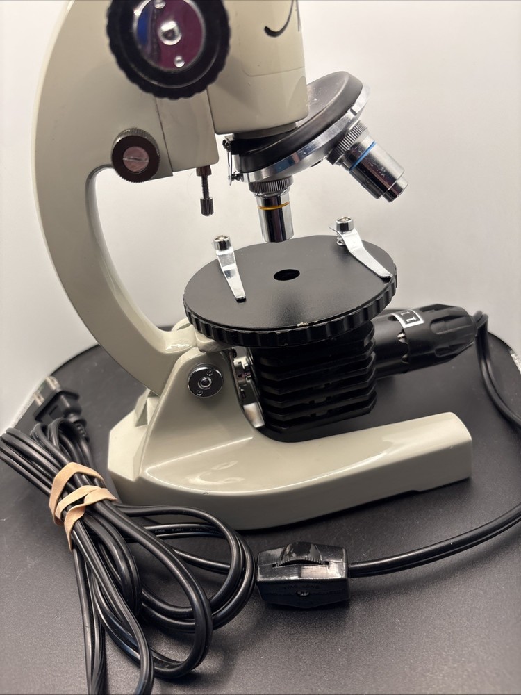 Nasco Elementary Mirror Microscope Tested Works