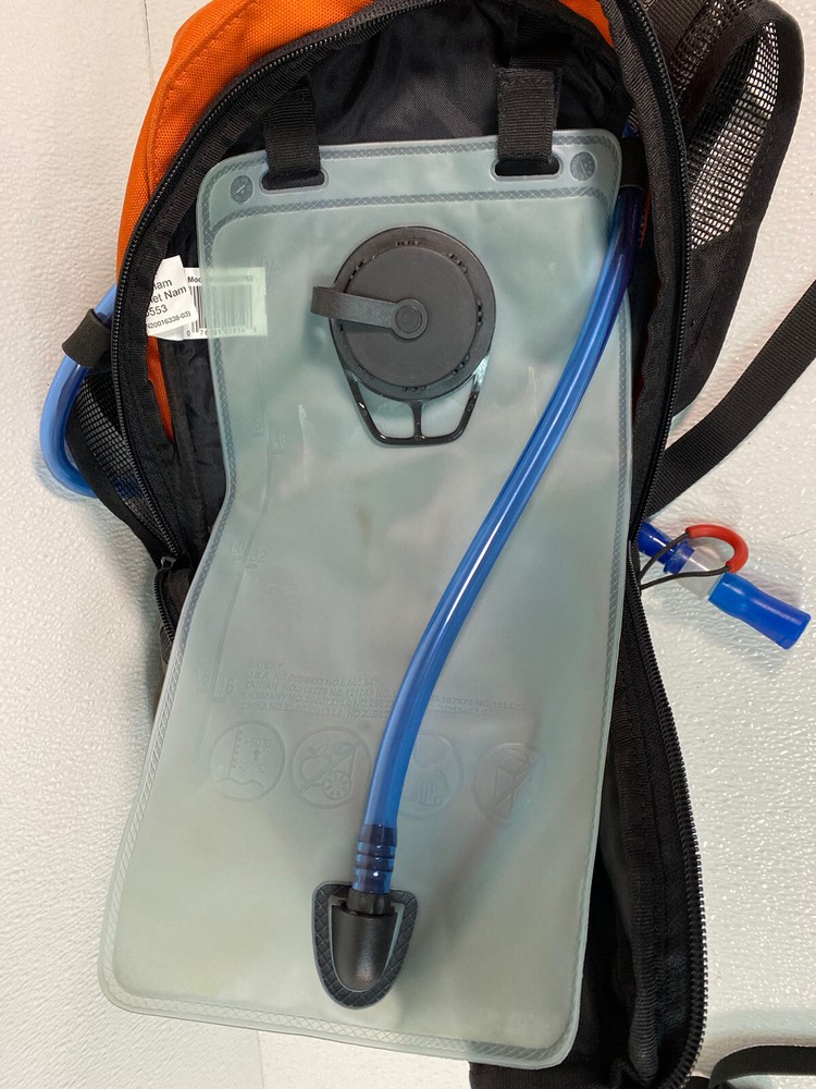 Coleman RTX 200 Hydration Pack W/ Backpack Storage Compartments Orange Gray