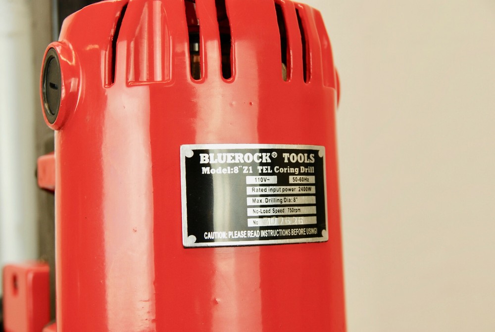 DRILL ANY ANGLE BLUEROCK 8Z1 TEL Telescoping Stand Concrete Core Drill NEW