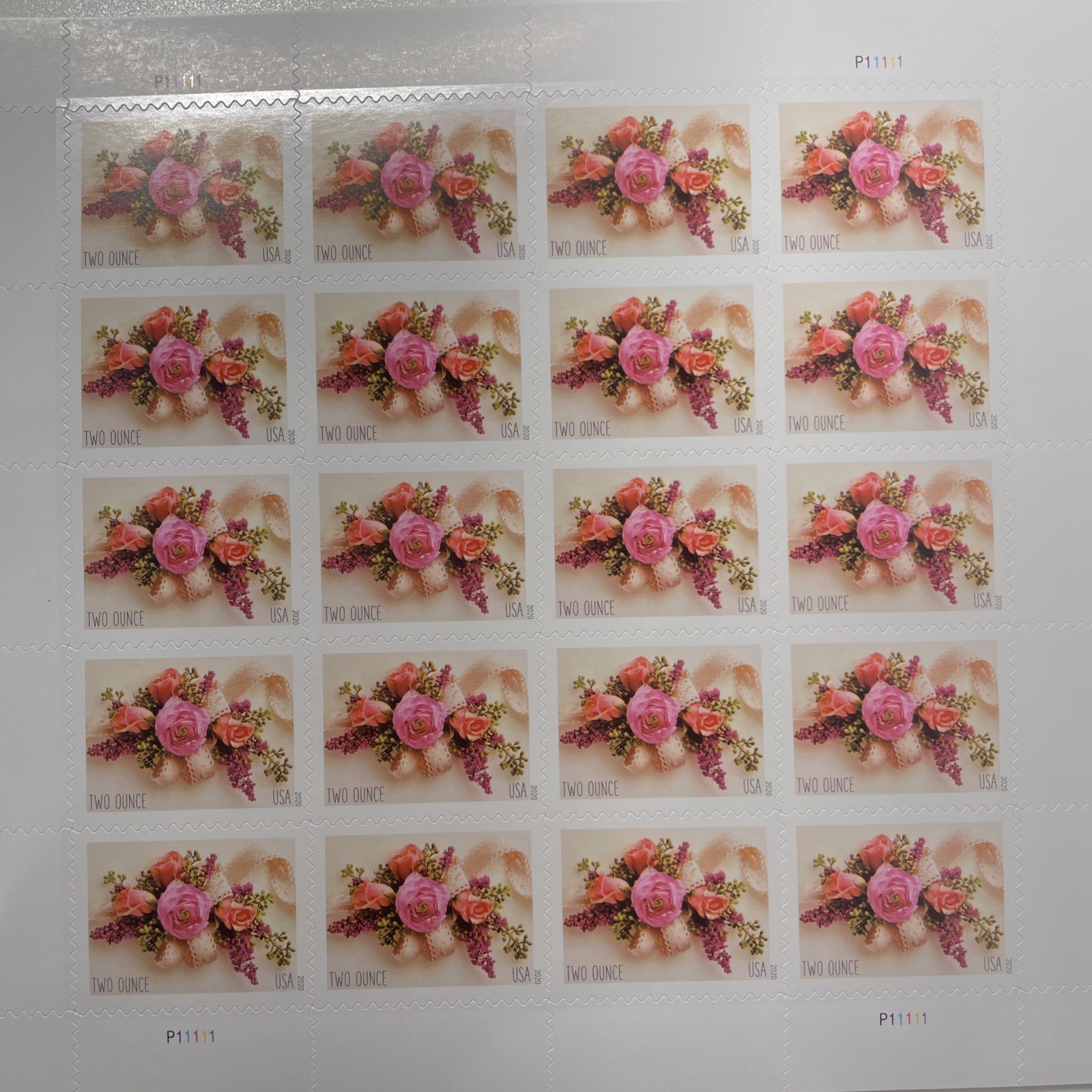 USPS Garden Corsage Invitation Stamps Two Ounce