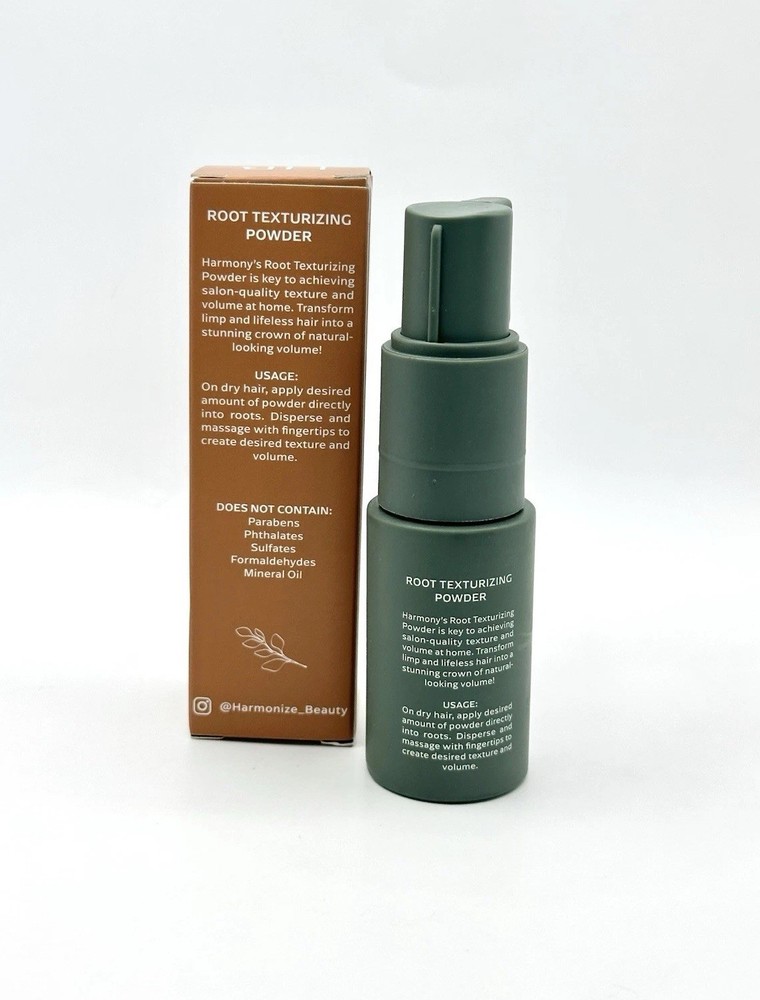 Harmonize Beauty Root Texturizing Powder Instant Root Volume Boost 0.32oz NIB