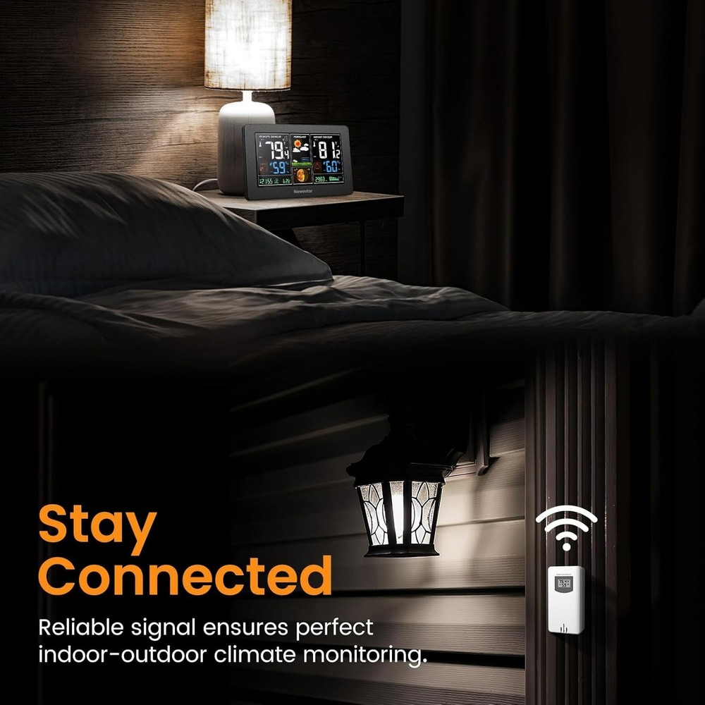 Smart Wireless Weather Forecast Station with Adjustable Backlight & Multi-Sensor