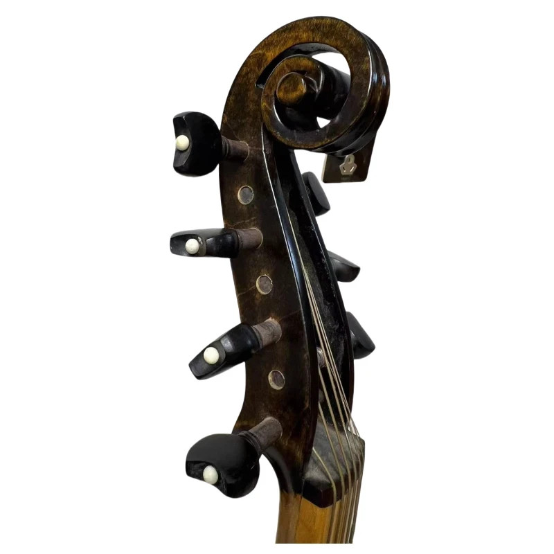 Dark color Maple wood Viola da gamba 7 string 15" Viol Baroque string instrument