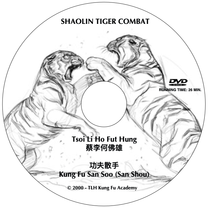 DVD - Shaolin Tiger Combat San Sau - Tiger Claw techniques and Applications