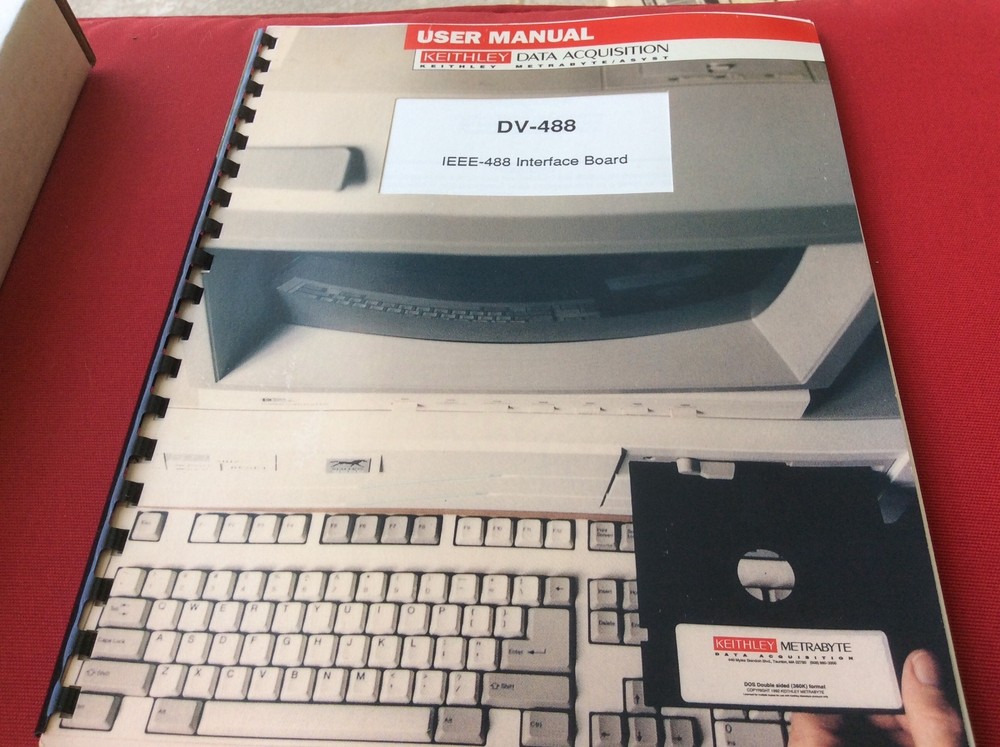 KEITHLEY DATA ACQUISITION UCMBC488 DV-488 IEEE-488 INTERFACE BOARD DISC NEW $399