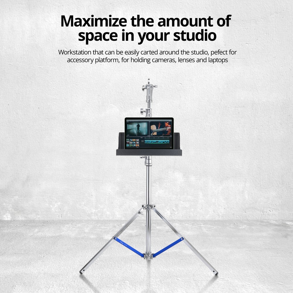 Flashpoint 1.7-1.1' Steel Work Station for Light Stands #LS-WS