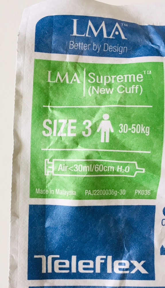 ONE LMA Single Use Laryngeal DIFFERENT SIZE