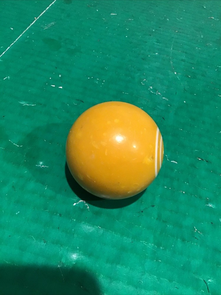 VTG Replacement 2 Ring Circle Billiard Pool Ball 2 1/4" # 1 Yellow Solid (E)
