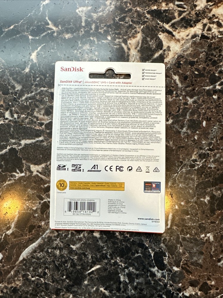 Sandusky 32gb MicroSDHC With Adapter