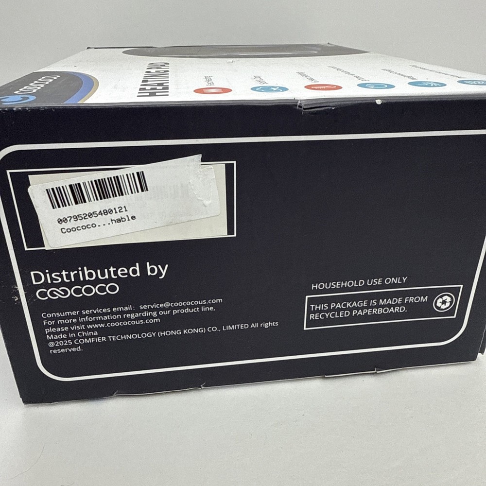 CooCoCo Heating Pad for Neck Shoulder Back Pain Relief