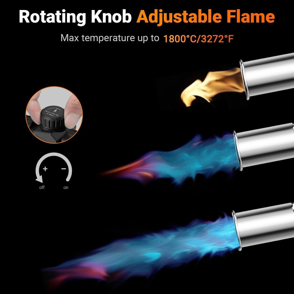 Environmentally Friendly Weed Burner - High-Output Propane Torch for Efficiency