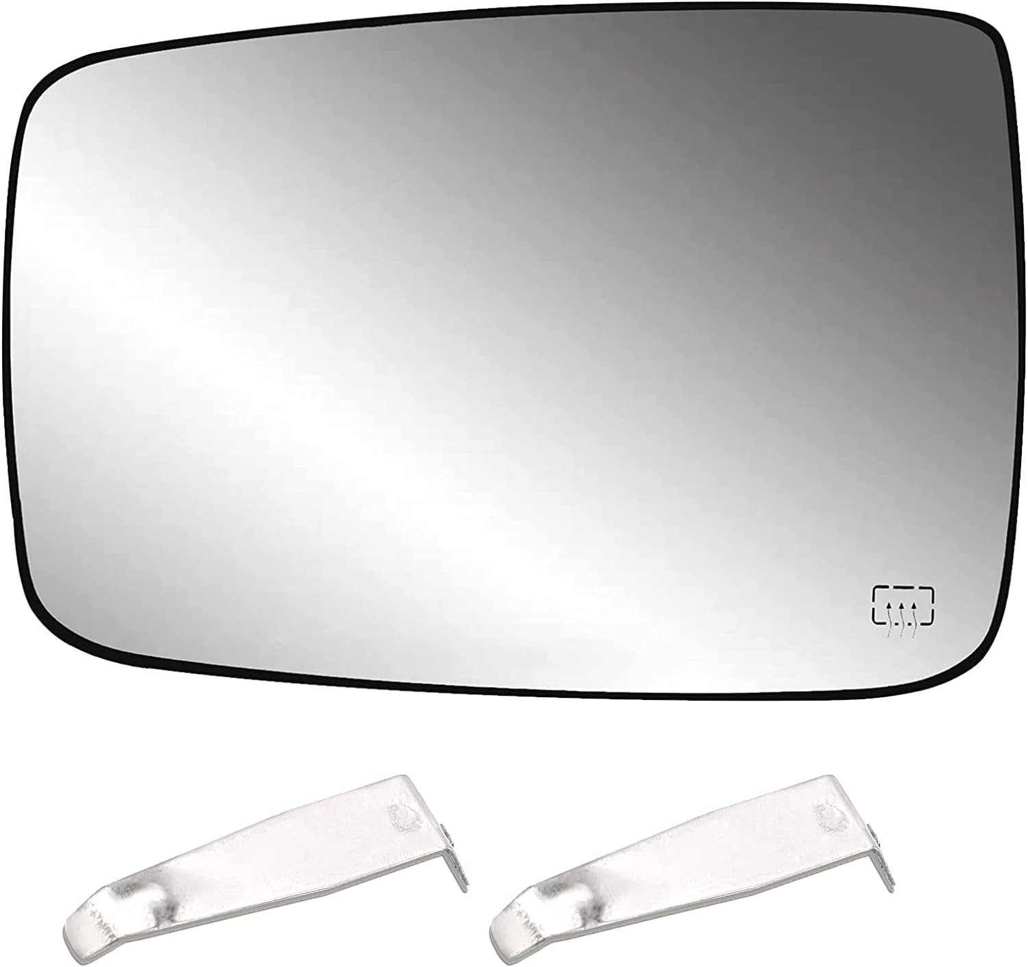 Driver Side Heated Mirror Glass Compatible with 2009-2018 Dodge Ram Pick-Up 1500