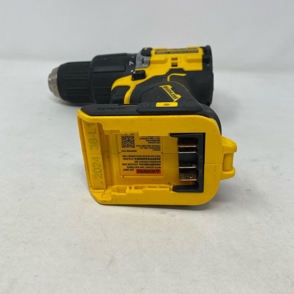 DEWALT DCD799B 20V ATOMIC 1/2" Brushless Hammer Drill Yellow/Black