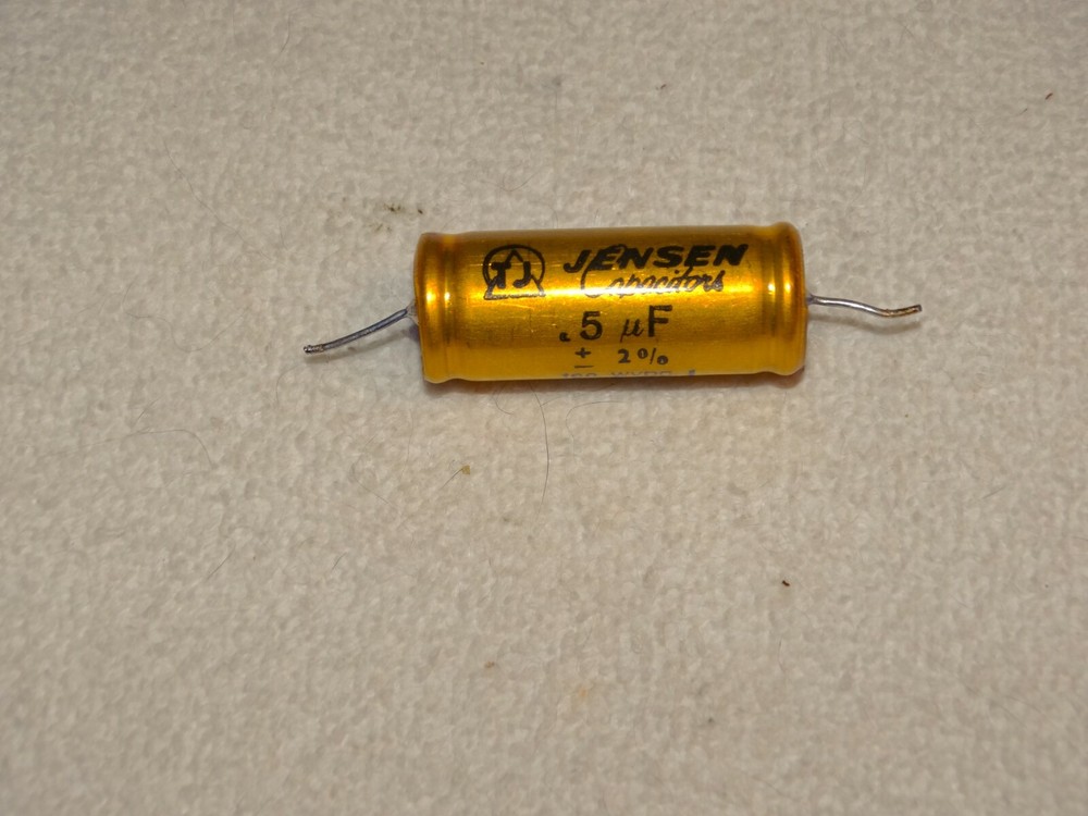 1 x  Jensen Capacitor Pull  .5uF 100wvdc (5 Available)