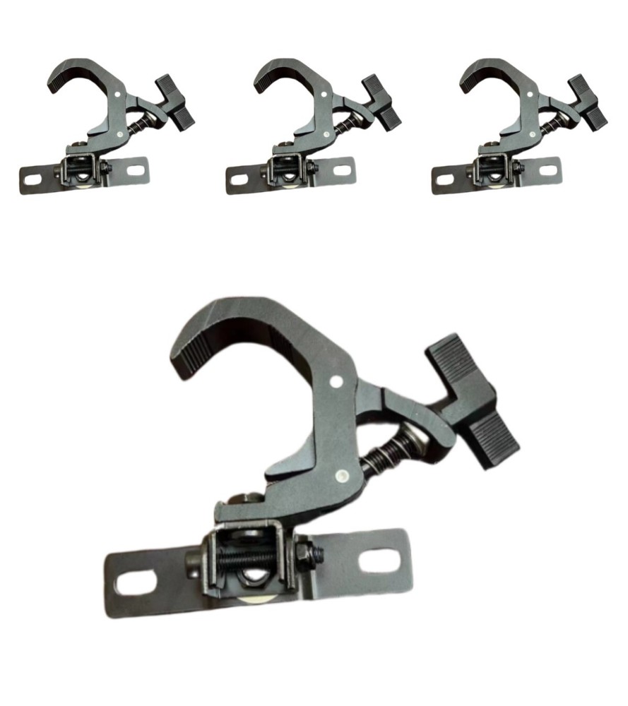 4pc/ Foldable Stage Light Clamp Professional Rotation Light Hook Truss For Stage