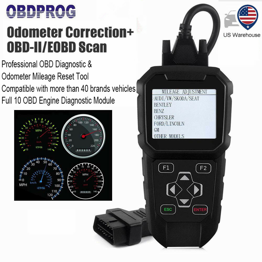 OBDPROG MT401 Professional Mileage Adjustment Odometer Correction Tool OBD2 Scan
