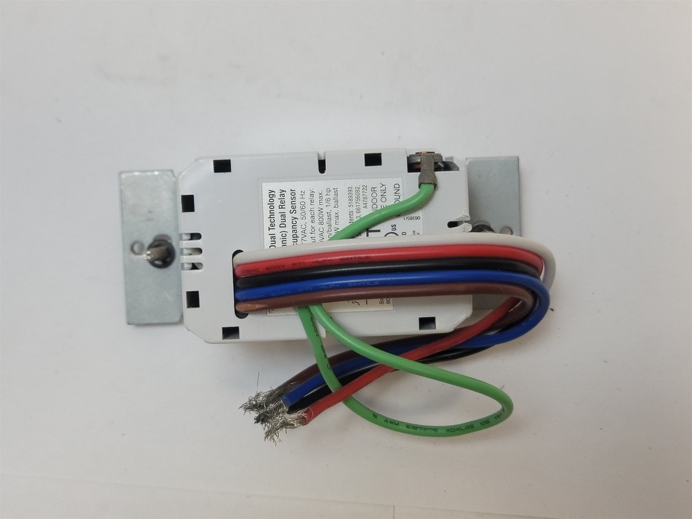 Legrand WattStopper DW-200 Dual Tech. Dual Relay Wall Switch Occupancy Sensor