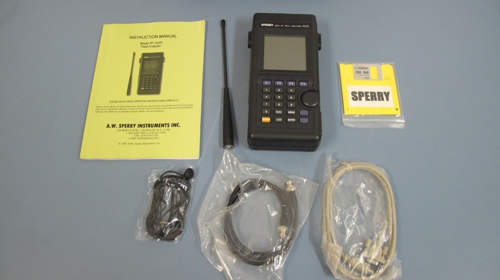 Sperry Model RF-3200 Field Analyzer With Accessories & Case Good Condition