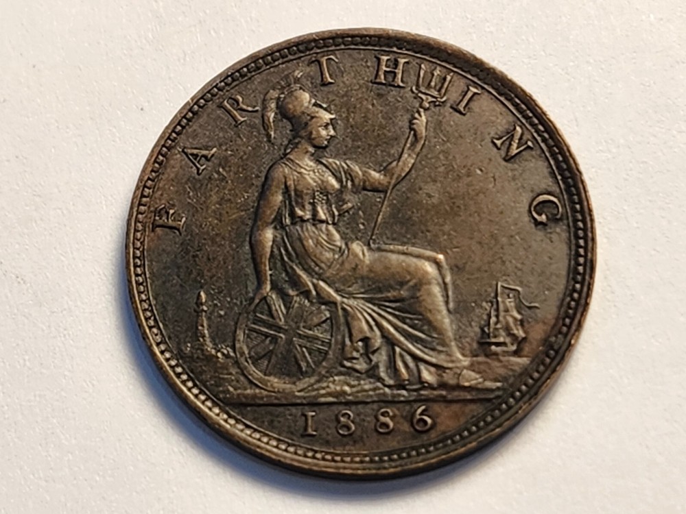 1886 Great Britain Farthing 1161