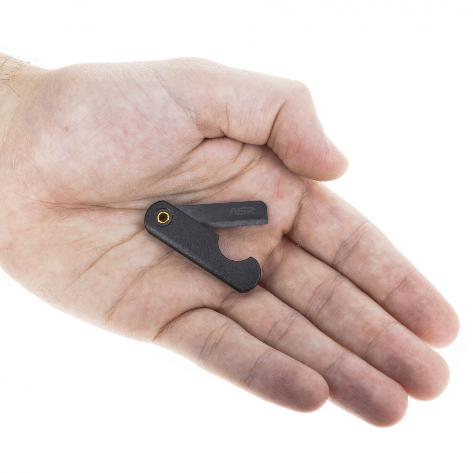 ASR Tactical Folding Ceramic Razor Blade, Micro EDC Escape Knife Survival Tool