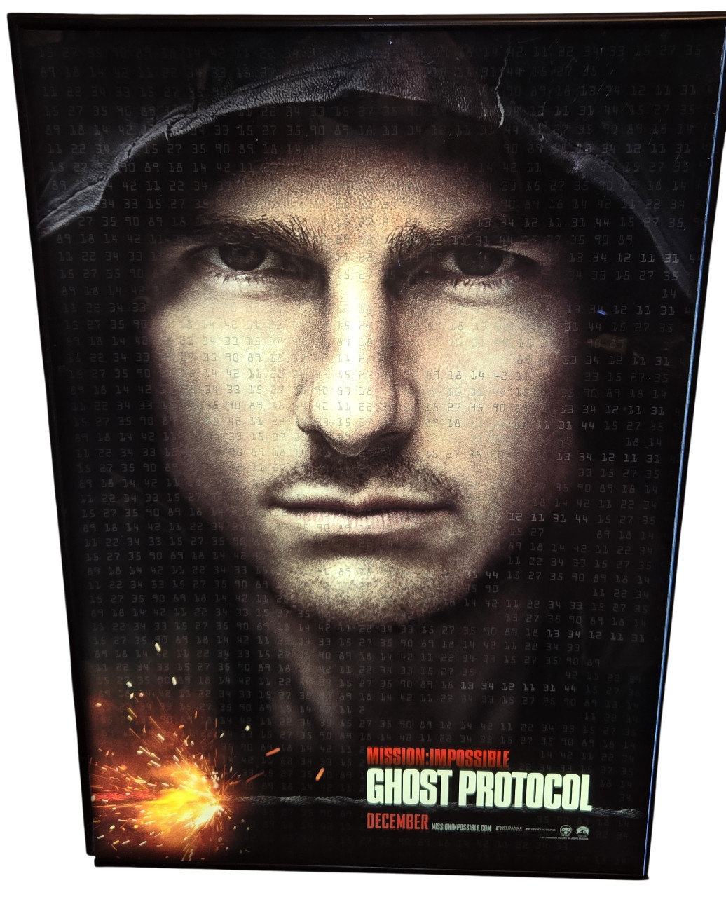 MISSION IMPOSSIBLE GHOST PROTOCOL  27X40  ORIGINAL DOUBLE SIDED MOVIE POSTER  NM