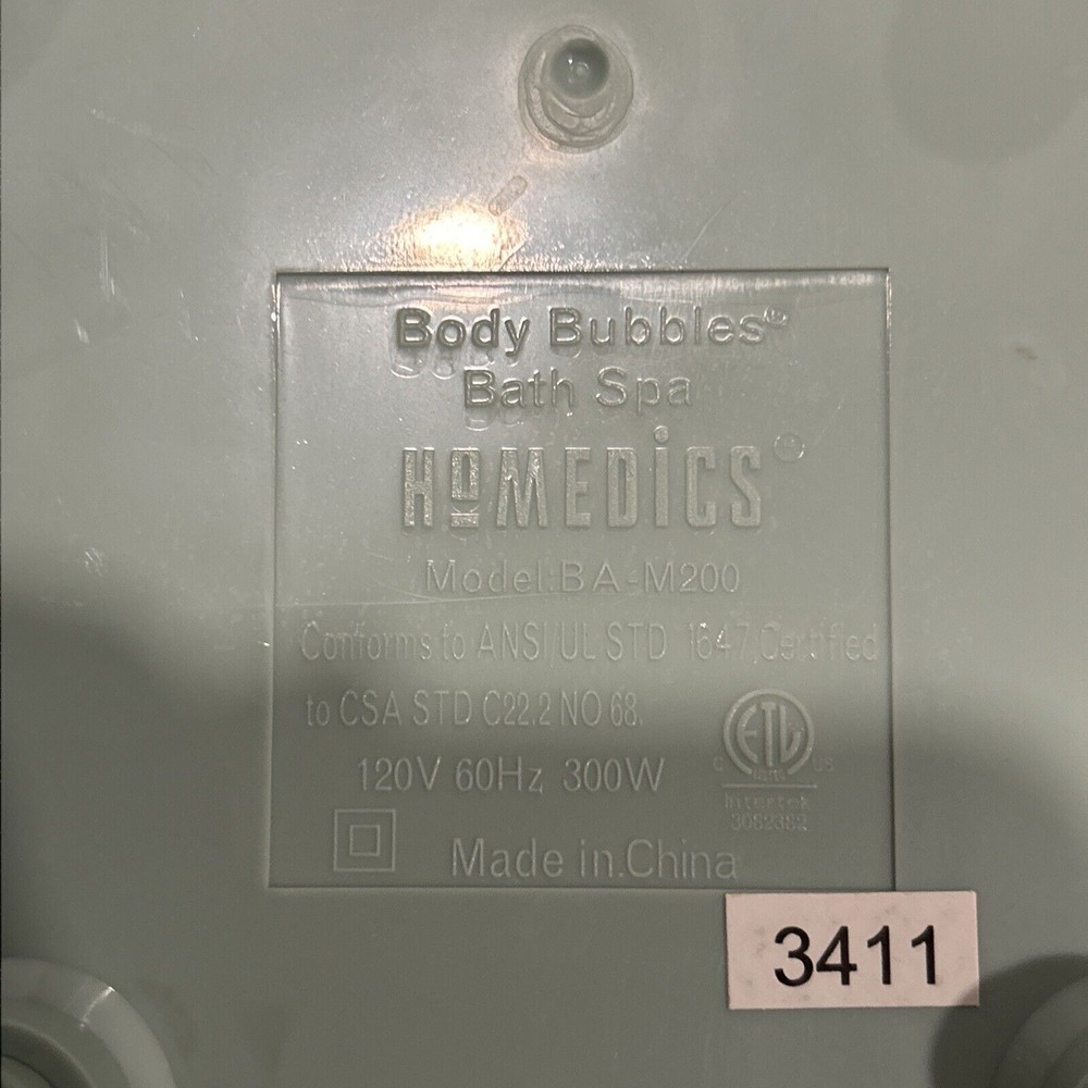 HoMedics BA-M200 Body Bubbles Bath Spa - Tested