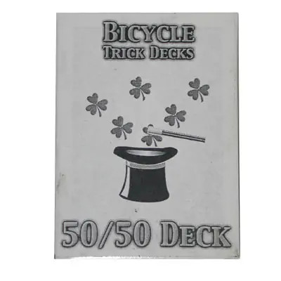 50/50 Force Deck Bicycle (Red)