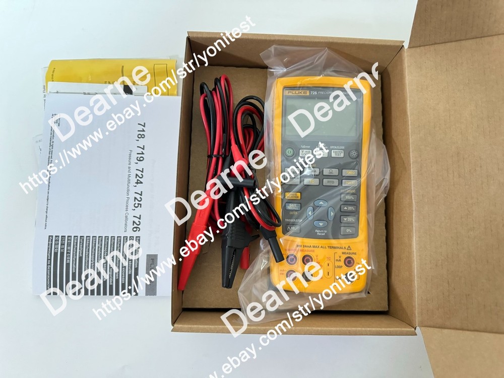 Fluke 726 Precision Multifunction Process Calibrator/ Good function #$