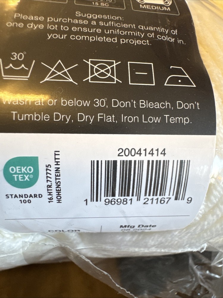 10 K+C Essential FINE Wool, BRIGHT WHITE ,NEW