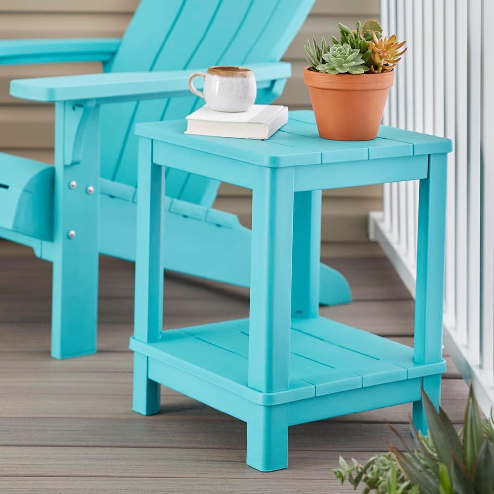 Keter Deluxe Adirondack Side Table - Teal