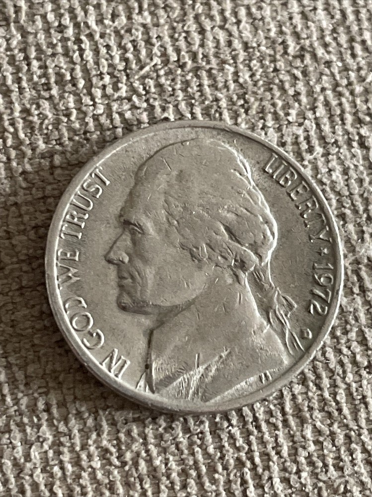 1972 D Jefferson Nickel, KM# A192 TK661*