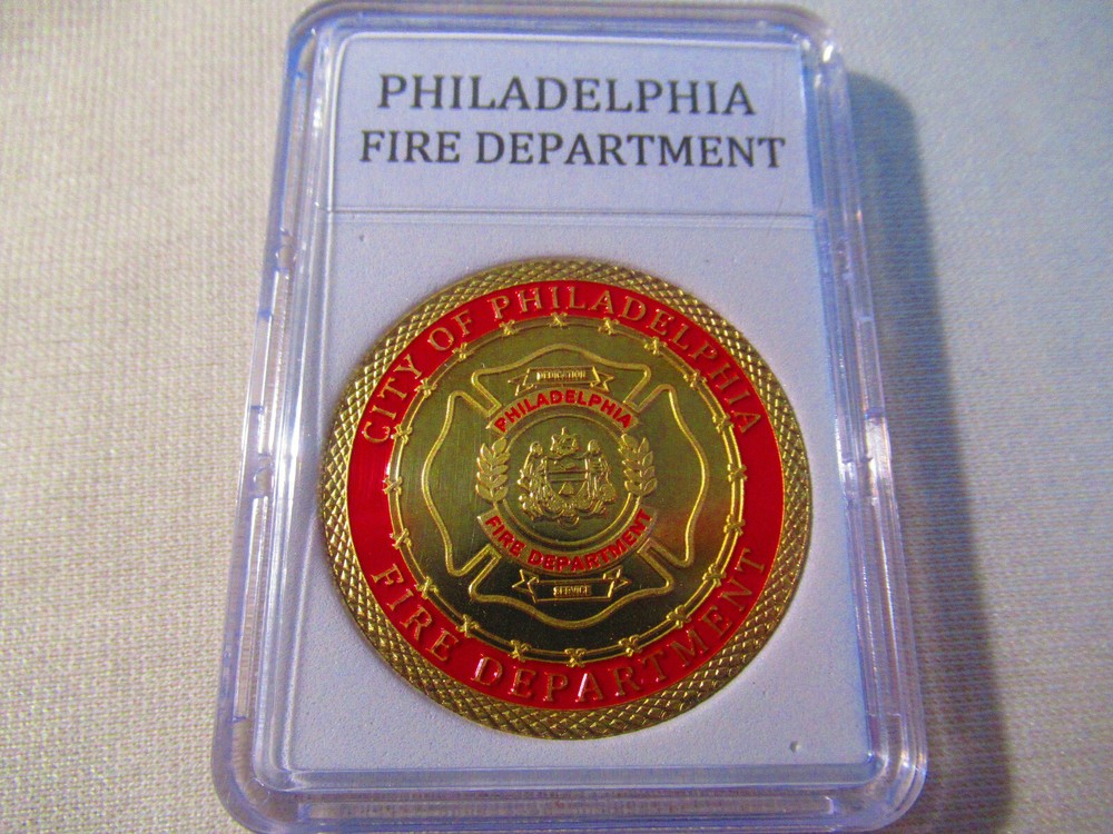 PHILADELPHIA Fire Dept. Challenge Coin