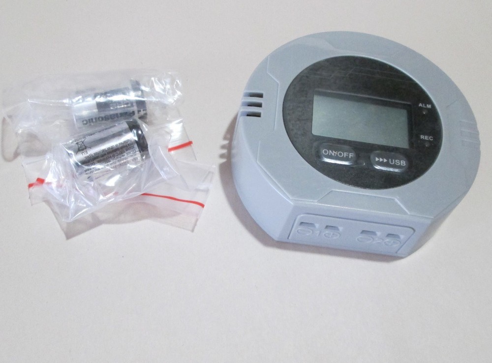 13G717 USB Temperature Humidity Data Logger Dual K Waterproof