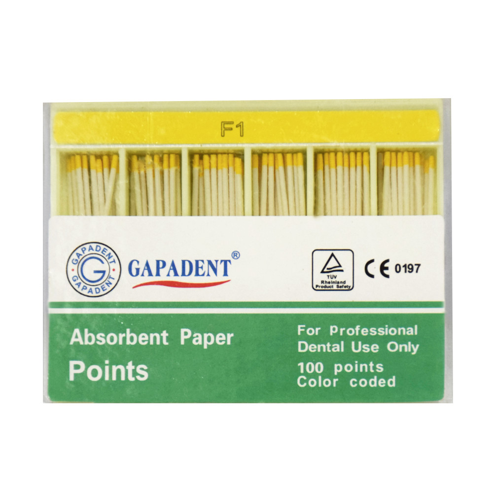 Dental Endo Root Canal Gutta Percha Points/Absorbent Paper Points F1/F2/F3