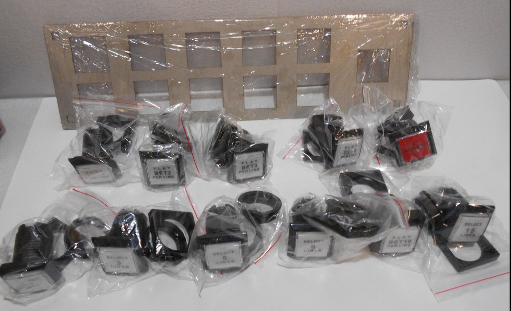 SLOT MACHINE 11 BUTTON , HARNESS , SWITCH KIT