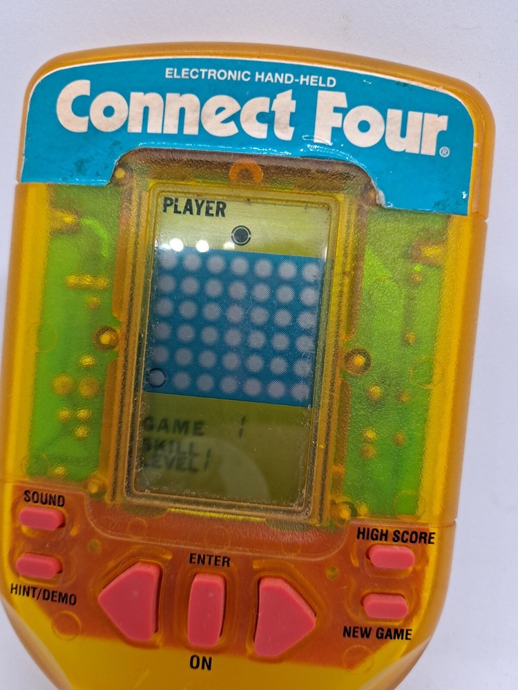 Connect Four Electronic Hand-held Game Works!