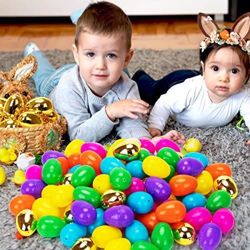 518 Easter Eggs -2.36" Bright Colors Plastic Easter Eggs Empty Include 518 Pcs