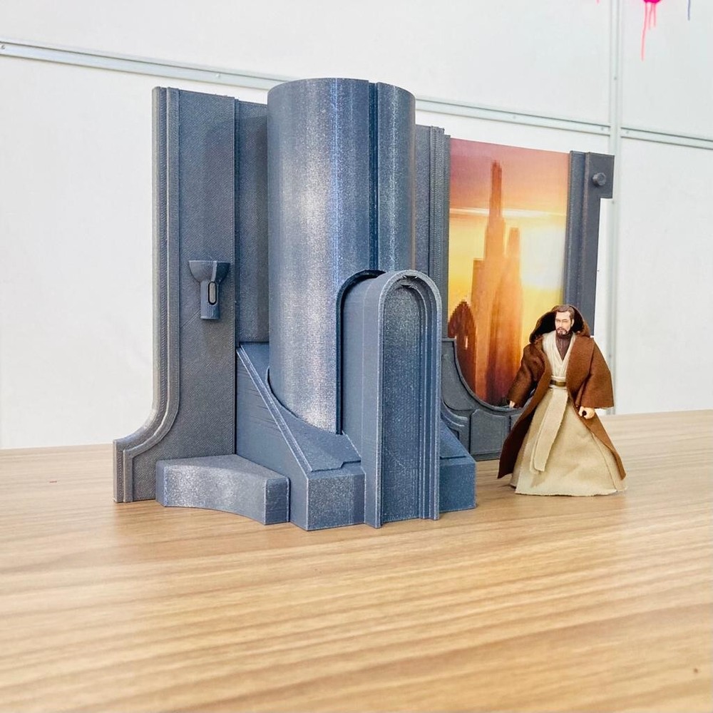 Jedi Temple Corridor Diorama For 3.75 in (1:18) Figure