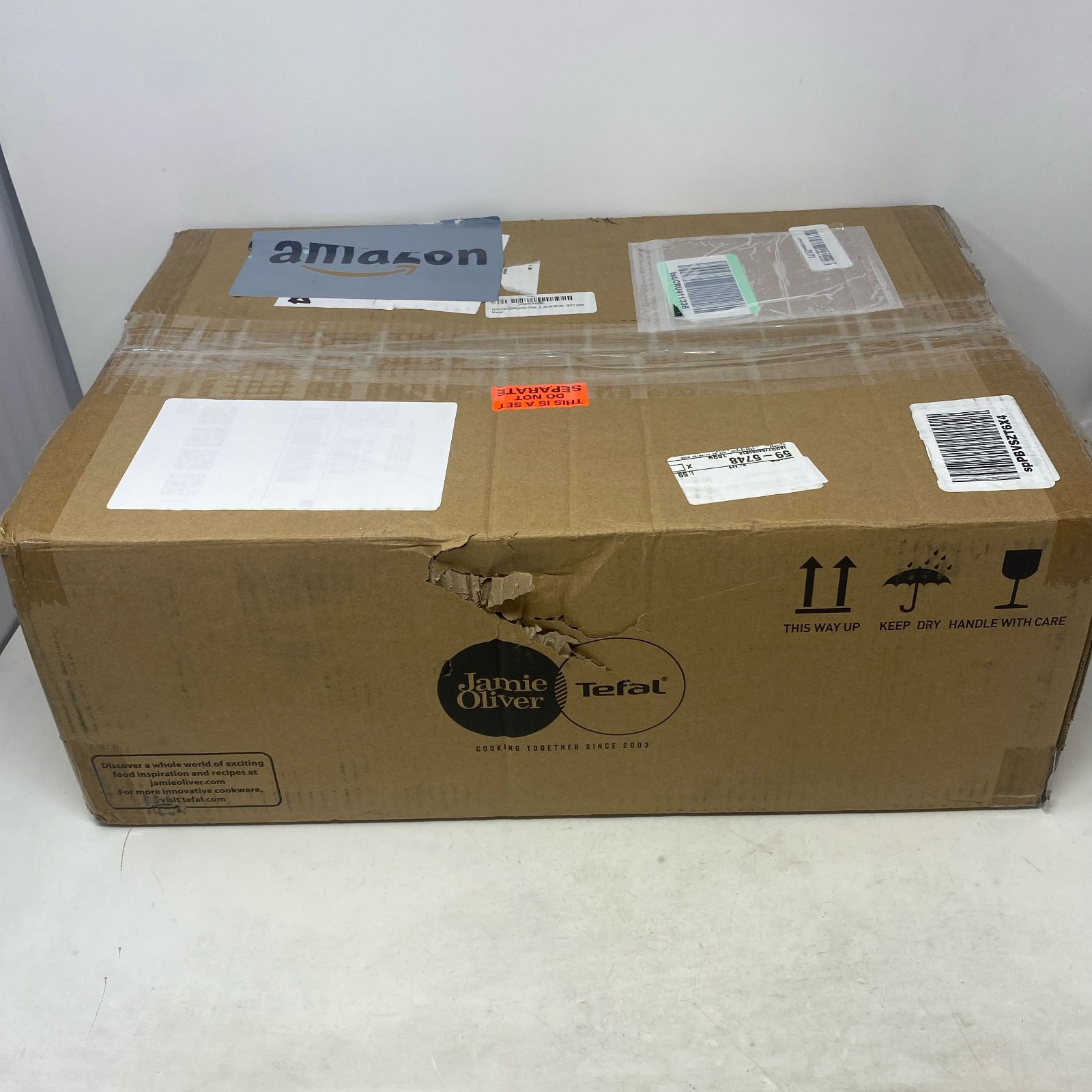 Jamie Oliver by T-fal Stainless Fry Pan Set 20/24/28cm Induction