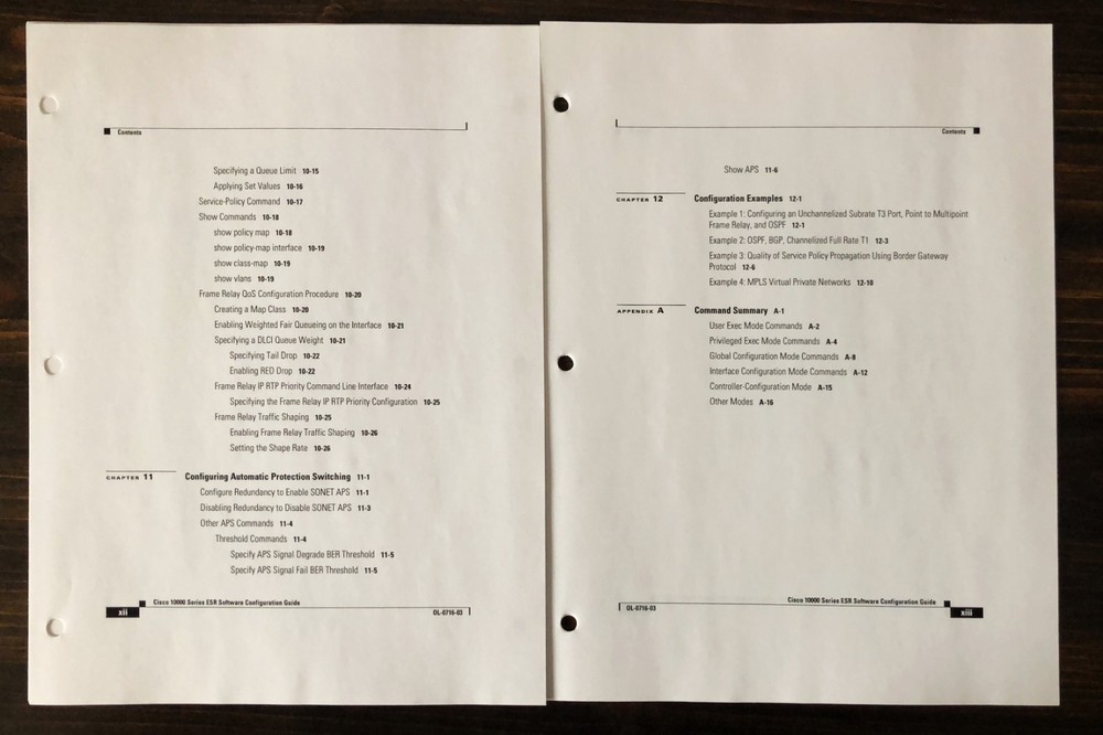 Cisco Systems - Cisco 10000 Series ESR Software Configuration Guide (2001)