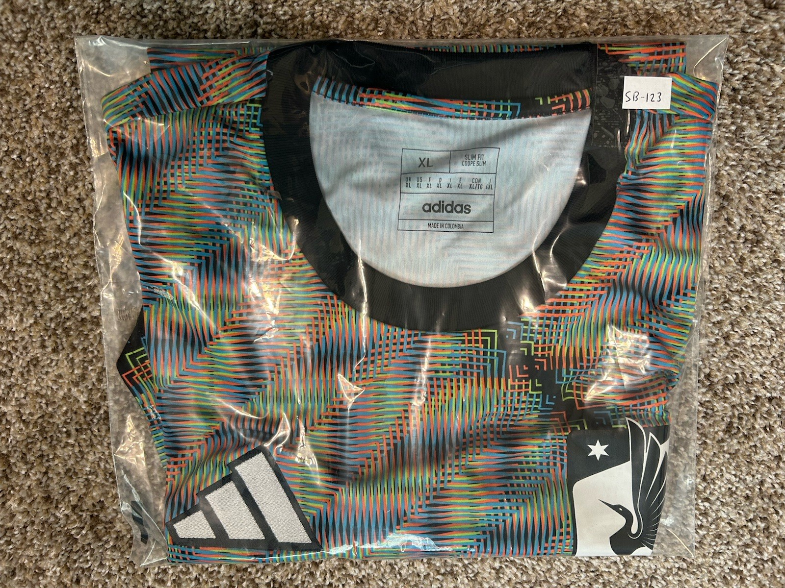 adidas Pre-Match Jersey Mens XL Minnesota United FC MLS Hispanic Celebration