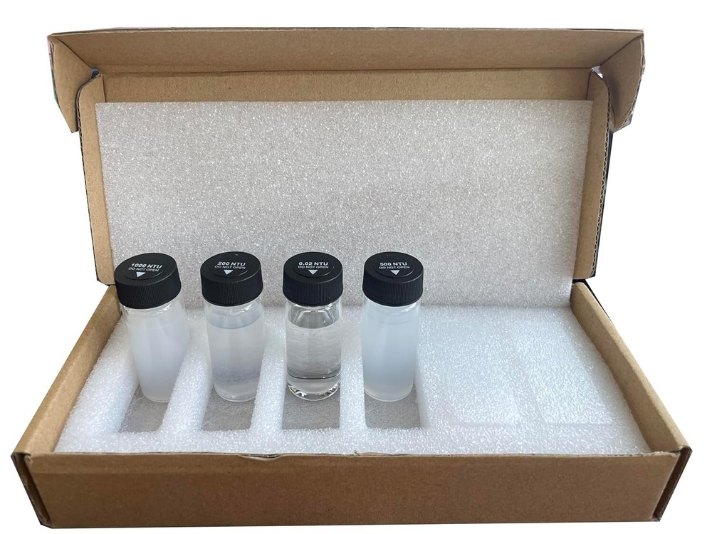 Digital Turbidimeter with 4 PCS Solution Range 0.02NTU 200NTU 500NTU 1000NTU