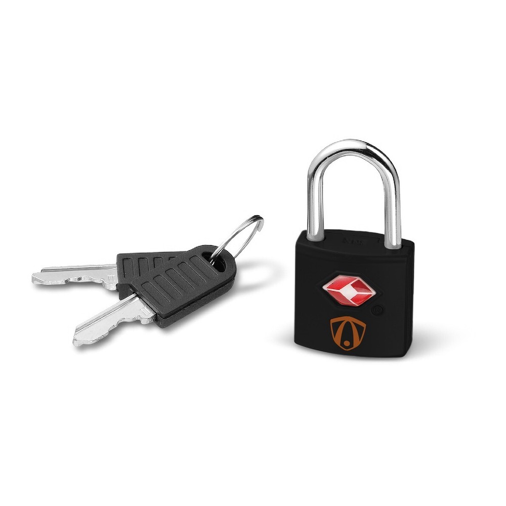 2 Pack TSA Approved Padlock w/ Key Set for Secure Protected Luggage